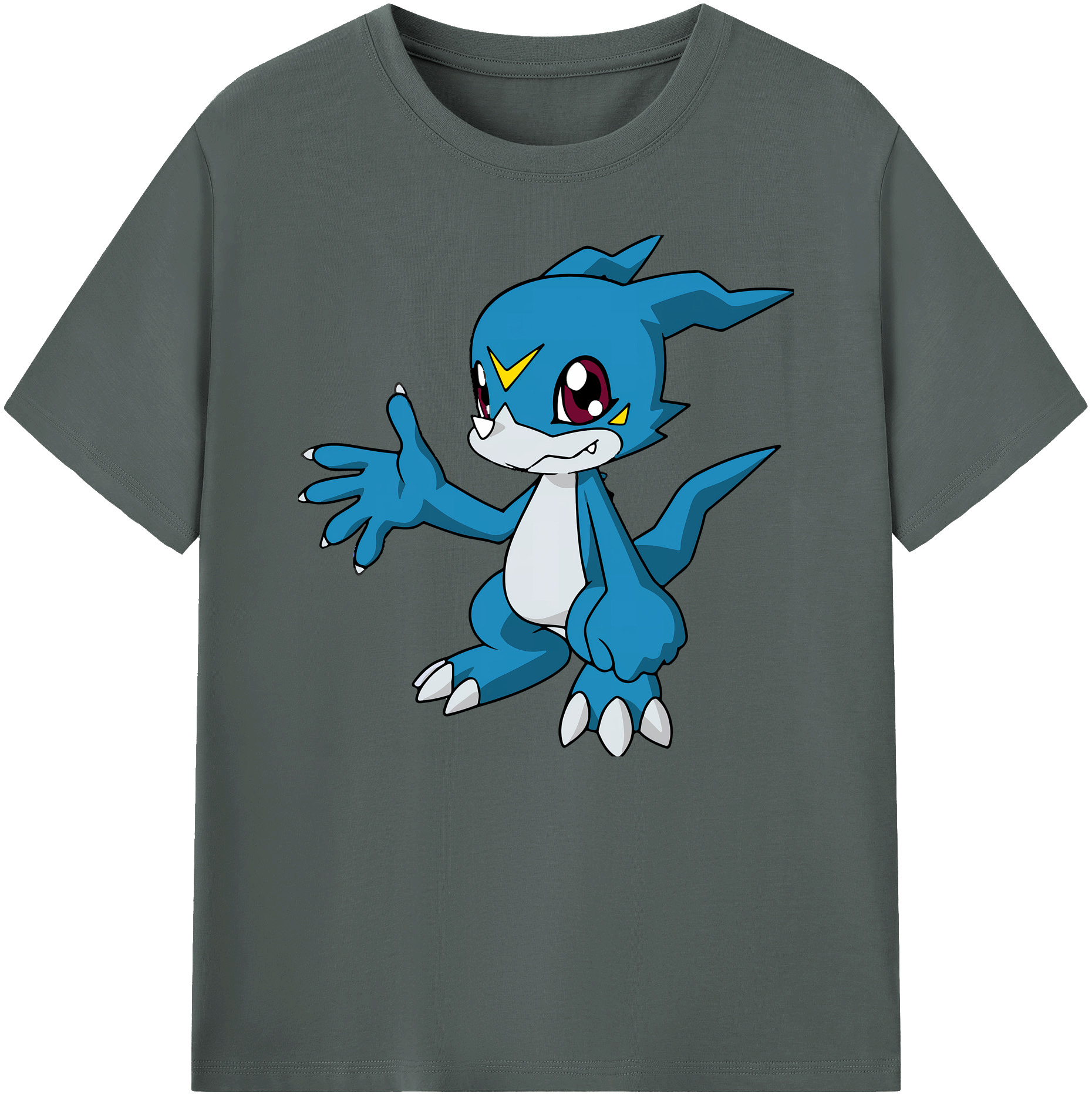 （画像用） Digimon デジタルモンスター/デジモン 綿100％ メンズ半袖Tシャツ｜肌触りやわらか＆通気性